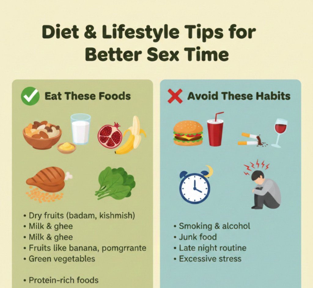 diet for sex time