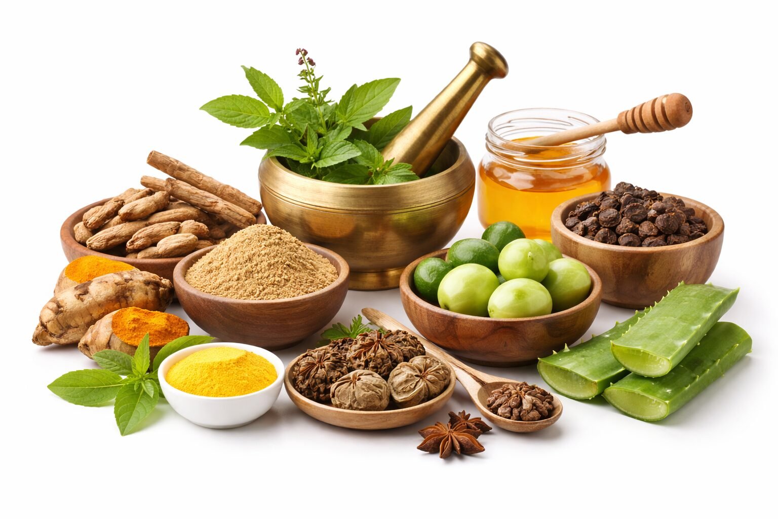 आयुर्वेदिक जड़ी-बूटियों का सेवन