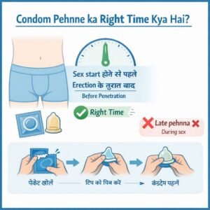 Condom Pehnne Ka Right Time Kya Hai