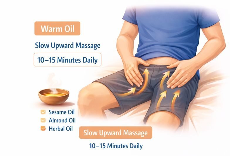 Tel Se Malish – Ling Mota Karne Ka Gharelu Upay