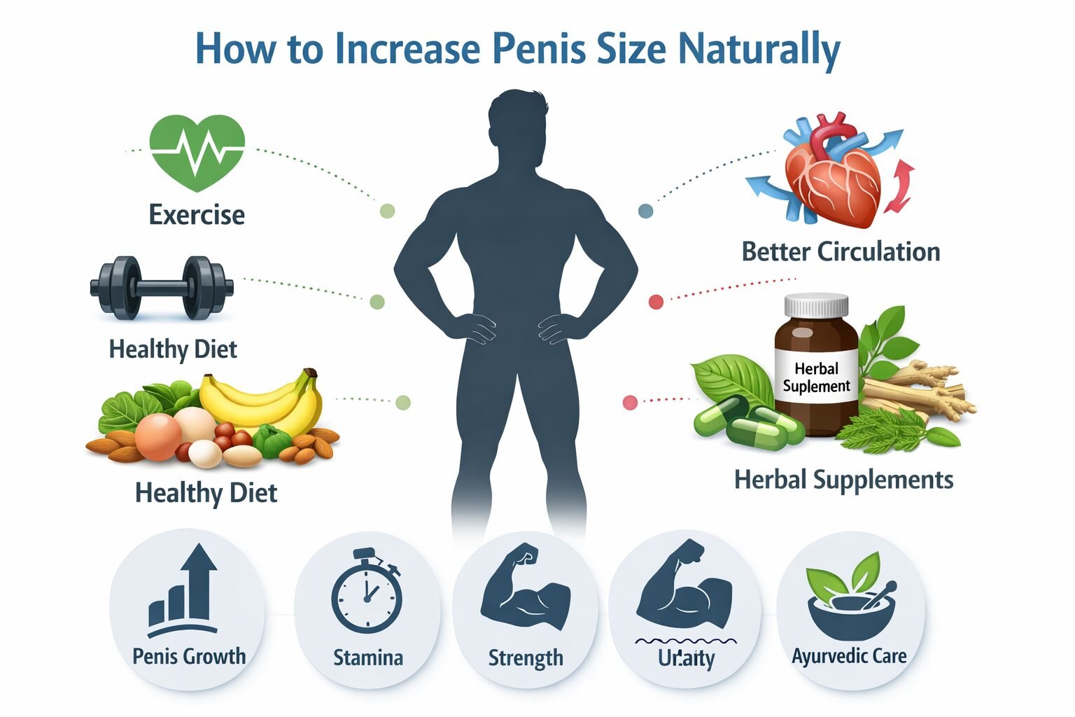 how to increase penis size naturally exercise diet and ayurvedic solution