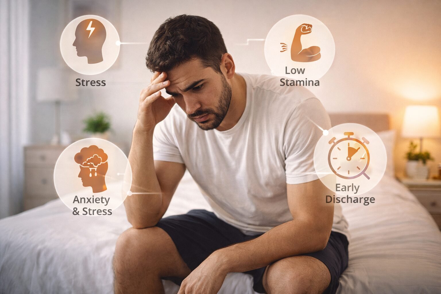 Jaldi Discharge Symptoms – Early Discharge Ke Common Lakshan Jaise Low Stamina, Stress Aur Sex Time Kam Hona
