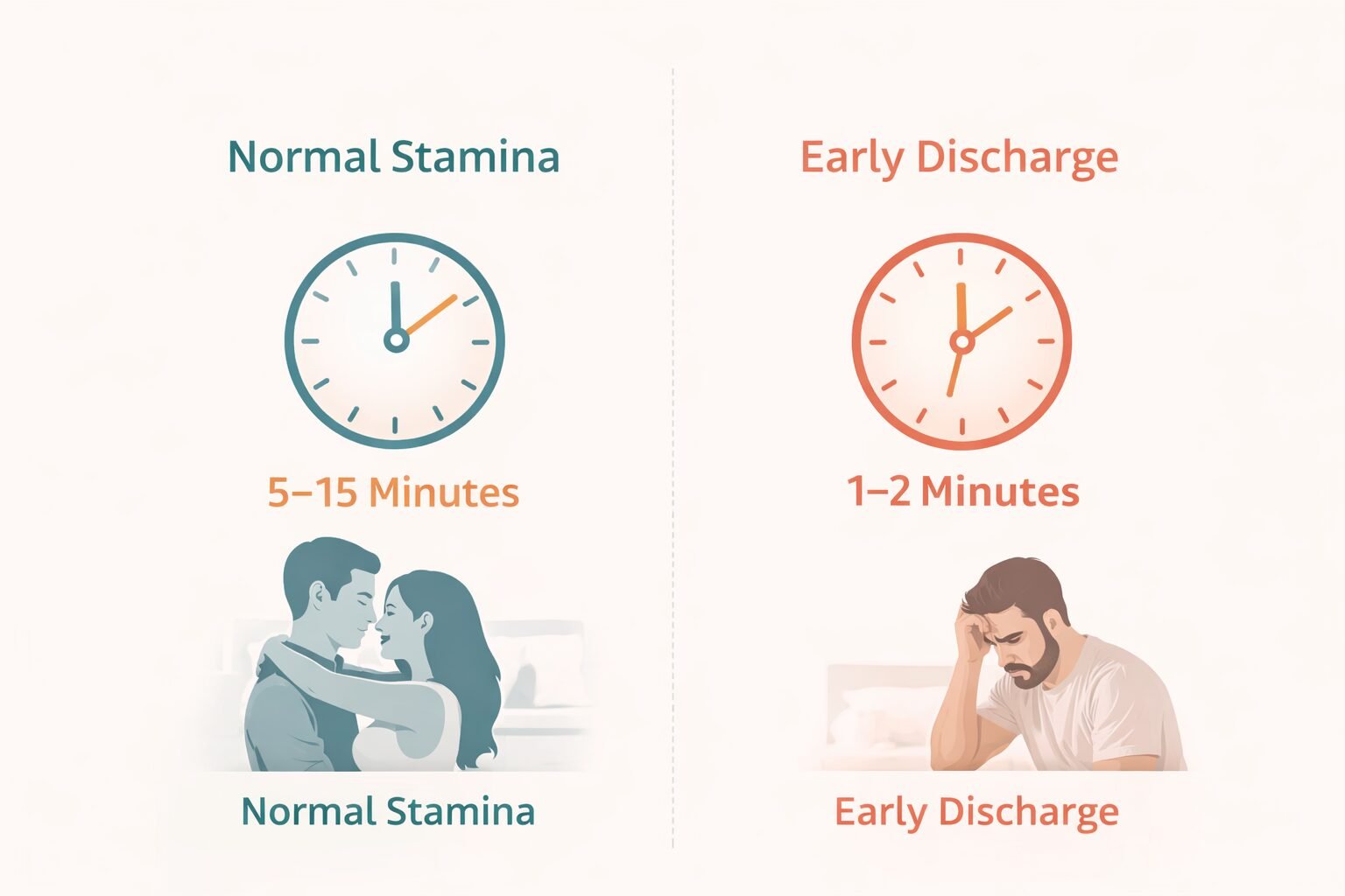 Normal Sex Time vs Early Discharge